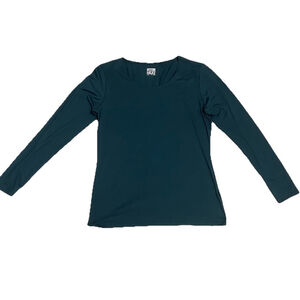 Women's 32 Degrees Heat Long Sleeve Top Size L Teal